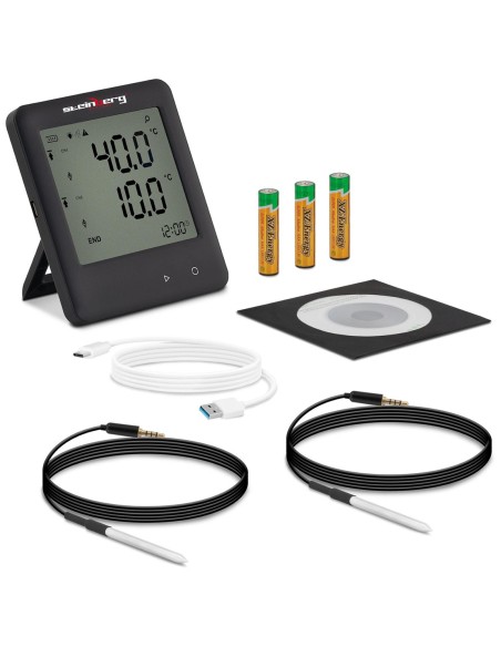 Temperatūros registratoriaus termometro diapazonas -200 iki 250C Micro USB LCD IP54 Temperatūros registratoriaus termometro diapazonas -200 iki 250C Micro USB LCD IP54