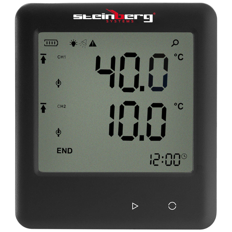 Temperatūros registratoriaus termometro diapazonas -200 iki 250C Micro USB LCD IP54