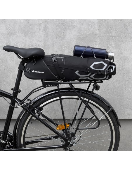 Talpi dviračio sėdmaišis sėdmaišis didelis 12 l juodas