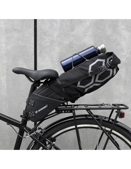 Talpi dviračio sėdmaišis sėdmaišis didelis 12 l juodas