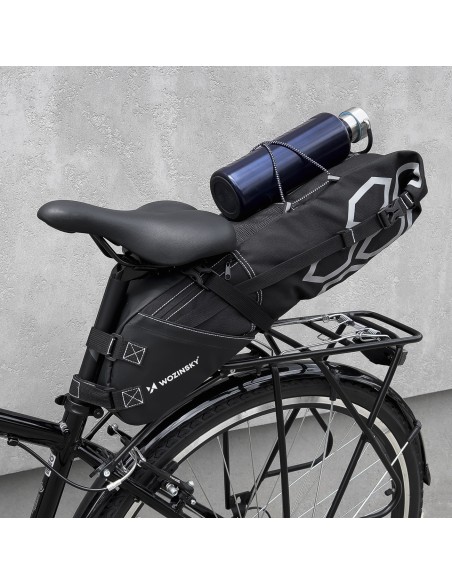 Talpi dviračio sėdmaišis sėdmaišis didelis 12 l juodas