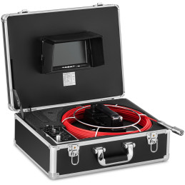 Endoskopinė diagnostinė apžiūros kamera dėkle 12 LED TFT 7'' SD 20 m