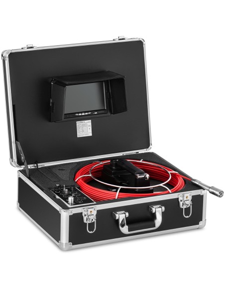 Endoskopinė diagnostinė apžiūros kamera dėkle 12 LED TFT 7'' SD 20 m Endoskopinė diagnostinė apžiūros kamera dėkle 12 LED TFT 7'' SD 20 m