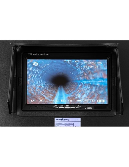 Endoskopinė diagnostinė apžiūros kamera dėkle 12 LED TFT 7'' SD 20 m Endoskopinė diagnostinė apžiūros kamera dėkle 12 LED TFT 7'' SD 20 m