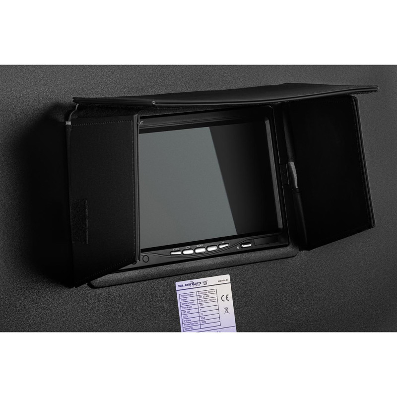 Endoskopinė diagnostinė apžiūros kamera dėkle 12 LED TFT 7'' SD 20 m