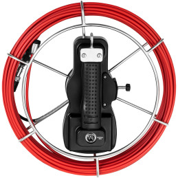 Endoskopinė diagnostinė apžiūros kamera dėkle 12 LED TFT 7'' SD 20 m