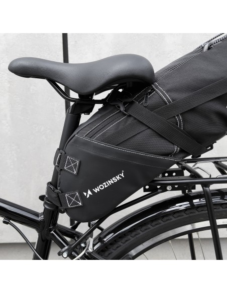 Talpi dviračio sėdmaišis sėdmaišis didelis 12 l juodas