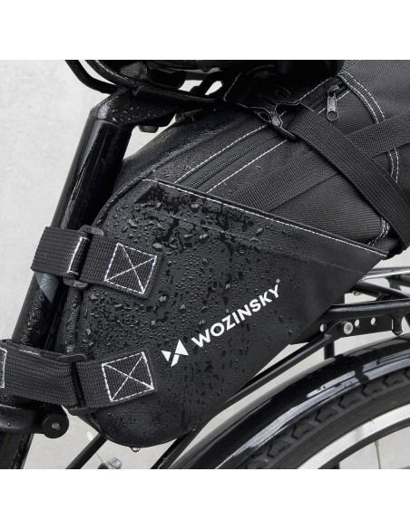 Talpi dviračio sėdmaišis sėdmaišis didelis 12 l juodas