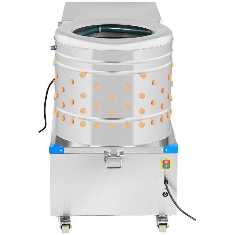 Skubarka paukštienos vištienos kalakutų nuplikymo aparatas 2in1 būgno sk. 60 cm 55 l 3,3 kW