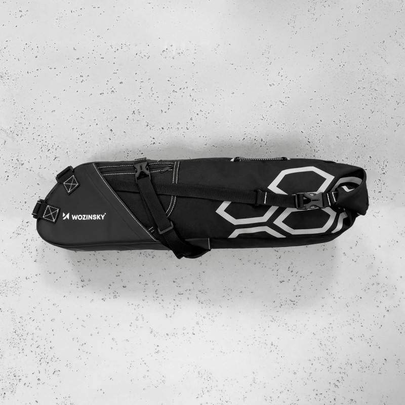 Talpi dviračio sėdmaišis sėdmaišis didelis 12 l juodas