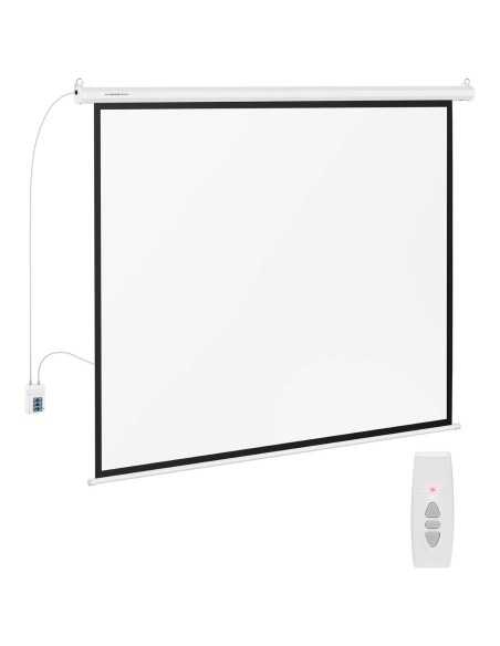 Projekcinis ekranas elektrinis sieninis lubos matinis baltas 90'' 189x143 cm 4:3 Projekcinis ekranas elektrinis sieninis lubos matinis baltas 90'' 189x143 cm 4:3