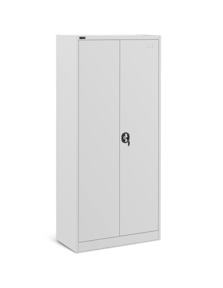 Metalinė biuro spintelė dokumentams, segtuvams, 4 lentynos, aukštis 195 cm, PILKA Metalinė biuro spintelė dokumentams, segtuvams, 4 lentynos, aukštis 195 cm, PILKA