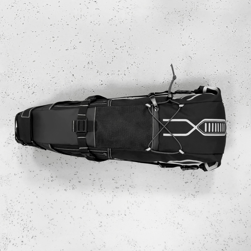 Talpi dviračio sėdmaišis sėdmaišis didelis 12 l juodas