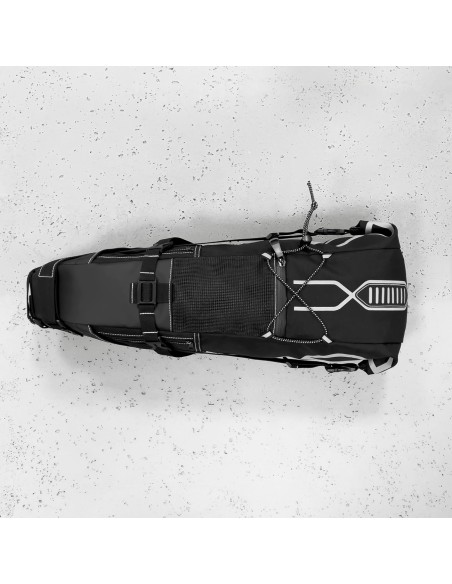 Talpi dviračio sėdmaišis sėdmaišis didelis 12 l juodas