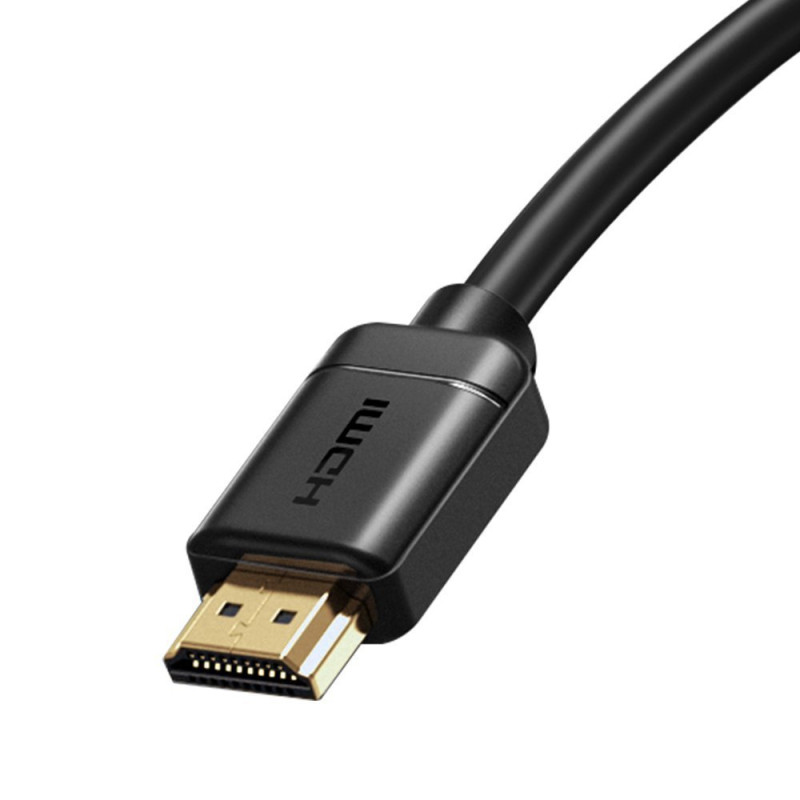 Kabelis HDMI 2.0 4K 60 Hz 3D HDR 18 Gbps 2 m juodas