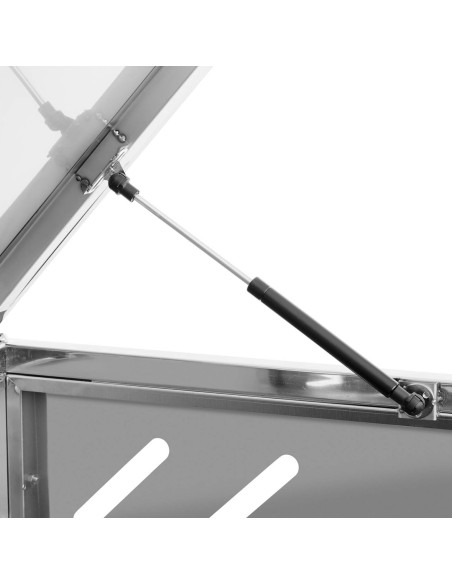 Trigubas šiukšliadėžės dangtis su įstrižomis angomis PLIENAS 3x 240 l Trigubas šiukšliadėžės dangtis su įstrižomis angomis PLIENAS 3x 240 l