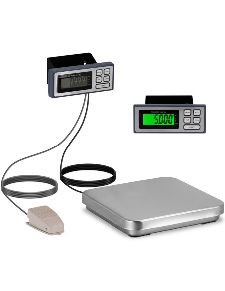 Picos virtuvės maisto svarstyklės su pedalu LCD 5 kg / 1 g 32 x 31 cm