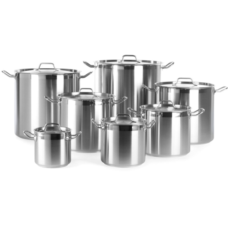 Aukštas puodas Profi Line su dangčiu Sumuštinis dugnas 70 l sk. 450x450 mm – Hendi 832929