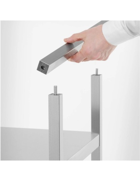 Metalinė laikymo lentyna su 5 lentynomis 900 x 450 x 1800 mm - Hendi 813041 Metalinė laikymo lentyna su 5 lentynomis 900 x 450 x 1800 mm - Hendi 813041