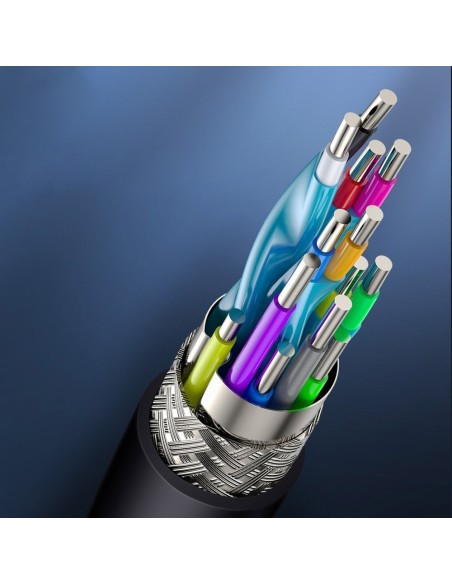 Kabelis HDMI 2.0 4K 60 Hz 3D HDR 18 Gbps 2 m juodas