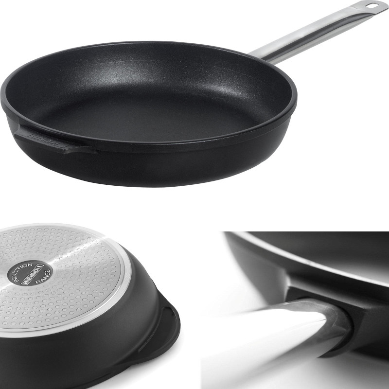 Profi Line indukcinė keptuvė pagaminta iš aliuminio, padengto titano skersmeniu. 280 mm – Hendi 629253