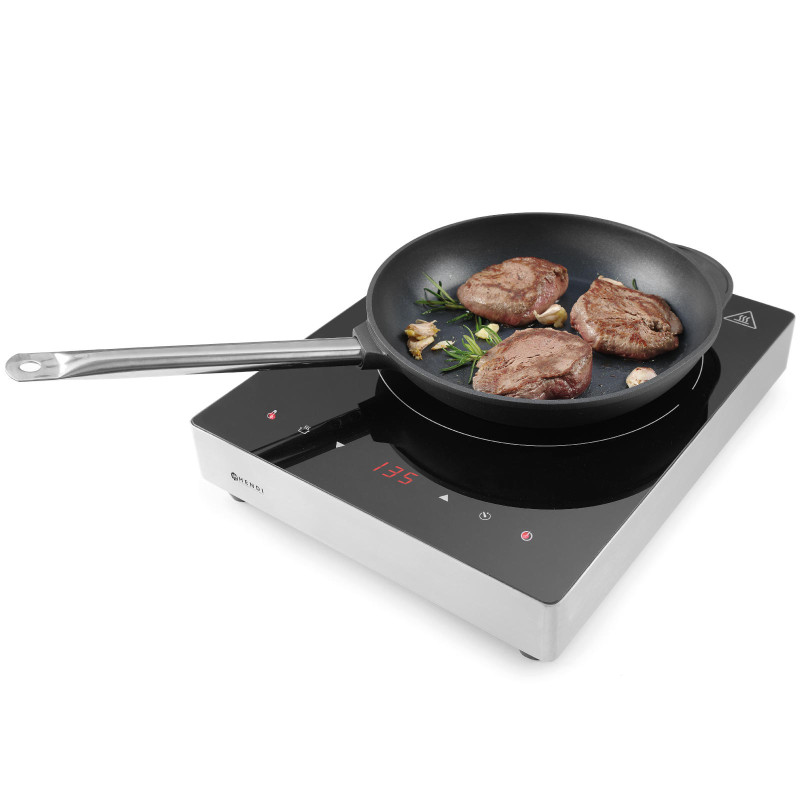Profi Line indukcinė keptuvė pagaminta iš aliuminio, padengto titano skersmeniu. 280 mm – Hendi 629253