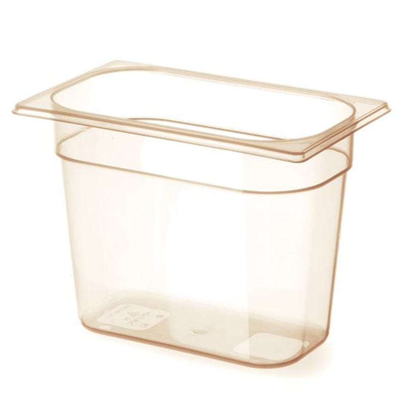 Grilamid GN konteineris aukštai temperatūrai GN 1/4 h 65 mm - Hendi 869581