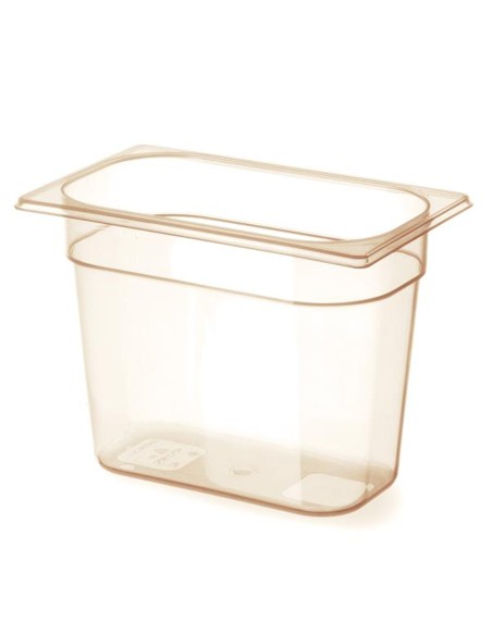 Grilamid GN konteineris aukštai temperatūrai GN 1/4 h 65 mm - Hendi 869581