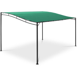 Sodo stogo danga laisvai pastatoma pavėsinė 4 x 3 x 2,5 m žalia