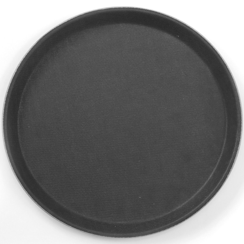 Apvalus neslystantis padavėjo padėklas sk. 50 cm juoda - Hendi 508787