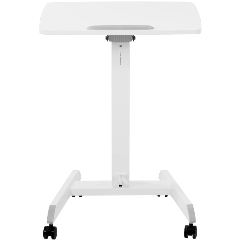 Stalinio nešiojamojo kompiuterio stovas reguliuojamas ant ratukų 60 x 52 cm 760 - 1130 mm