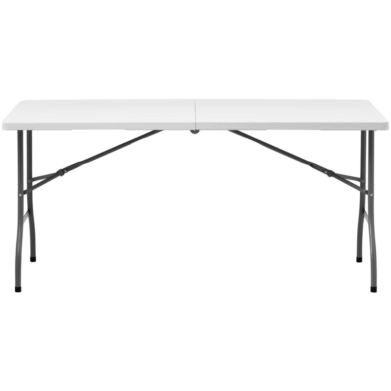 Baltas sulankstomas sodo maitinimo stalas iki 150 kg 152 x 70 x 74 cm