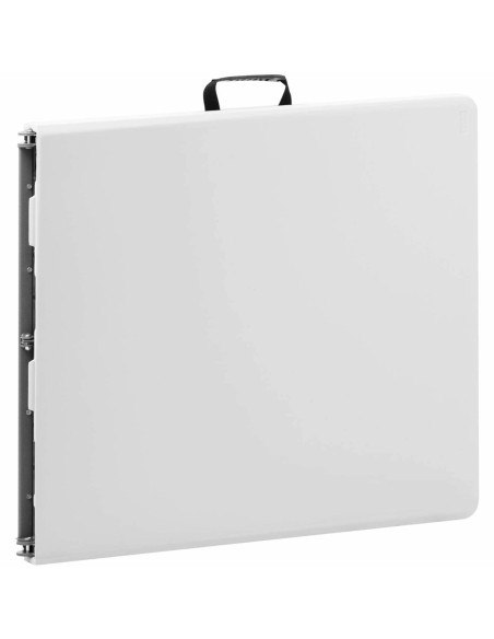 Baltas sulankstomas sodo maitinimo stalas iki 150 kg 152 x 70 x 74 cm Baltas sulankstomas sodo maitinimo stalas iki 150 kg 152 x 70 x 74 cm