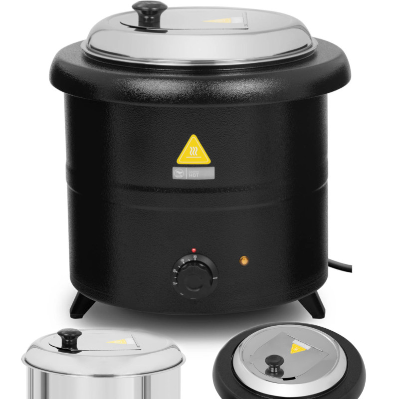 Virdulio termosas elektrinis sriubos puodas 13 l 600 W juodas
