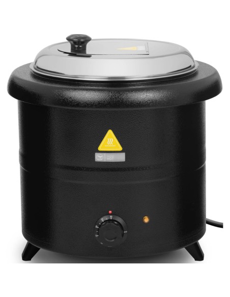 Virdulio termosas elektrinis sriubos puodas 13 l 600 W juodas Virdulio termosas elektrinis sriubos puodas 13 l 600 W juodas