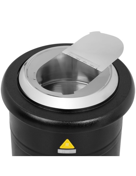 Virdulio termosas elektrinis sriubos puodas 13 l 600 W juodas Virdulio termosas elektrinis sriubos puodas 13 l 600 W juodas