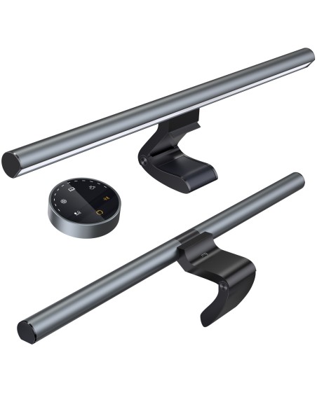 Bevielis LED lempos ekrano apšvietimo monitorius Elesense juodas - RINKINYS iš 2 vnt. Bevielis LED lempos ekrano apšvietimo monitorius Elesense juodas - RINKINYS iš 2 vnt.