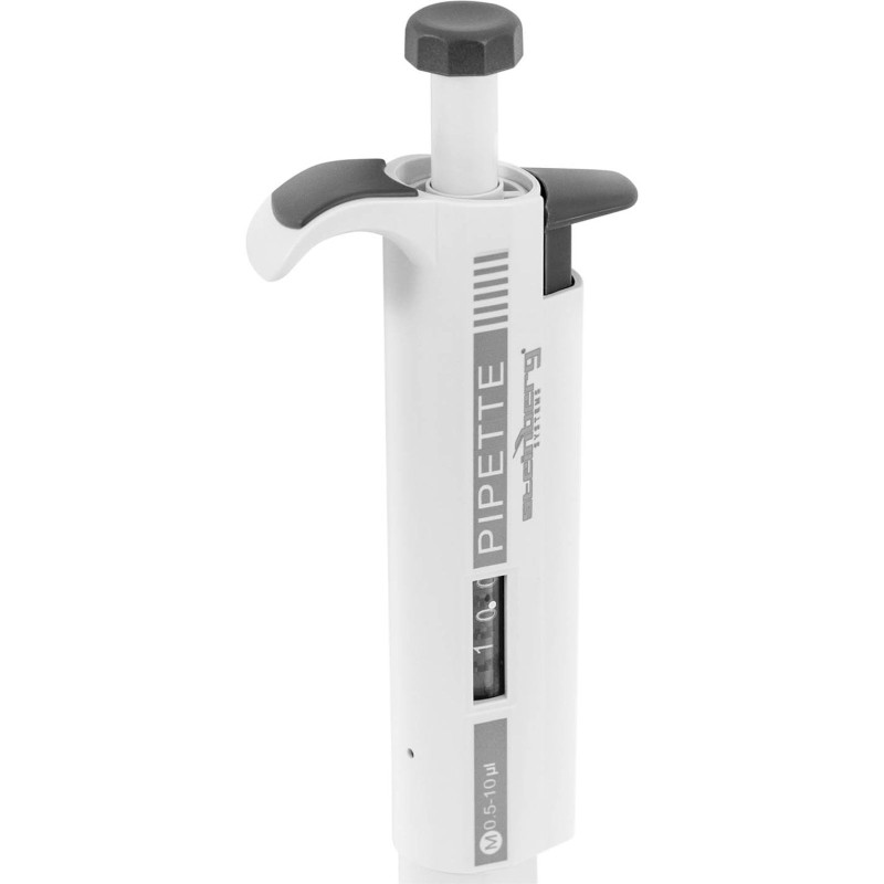 8 kanalų rankinė laboratorinė pipetė 0,0005-0,01 ml