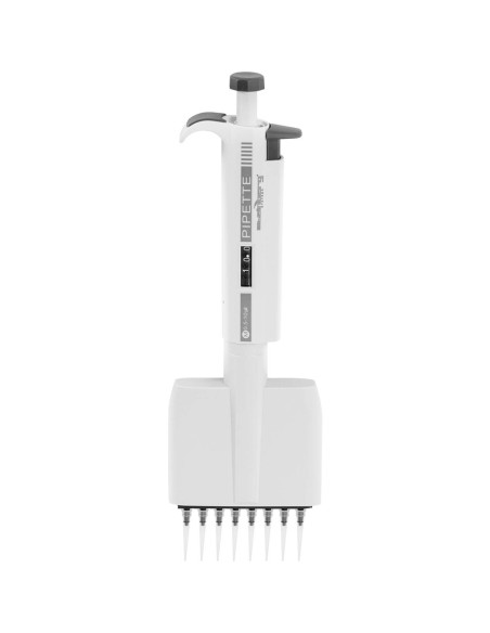 8 kanalų rankinė laboratorinė pipetė 0,0005-0,01 ml 8 kanalų rankinė laboratorinė pipetė 0,0005-0,01 ml