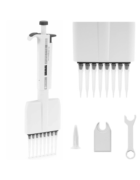 Laboratorinė pipetė 8 kanalų rankinė 0,05-0,3 ml Laboratorinė pipetė 8 kanalų rankinė 0,05-0,3 ml