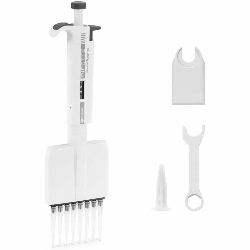 Laboratorinė pipetė 8 kanalų rankinė 0,05-0,3 ml