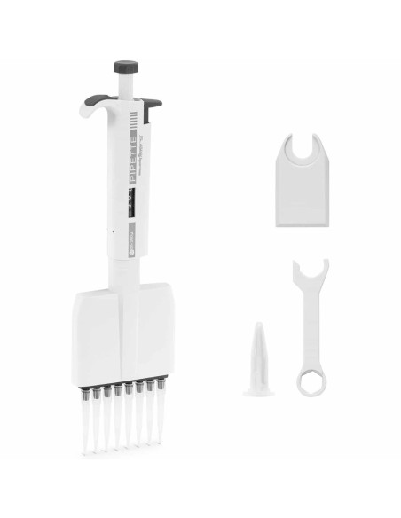 Laboratorinė pipetė 8 kanalų rankinė 0,05-0,3 ml Laboratorinė pipetė 8 kanalų rankinė 0,05-0,3 ml