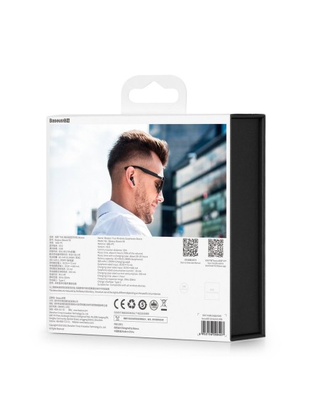 Belaidės Bluetooth 5.0 TWS į ausis įdedamos ausinės, atsparios vandeniui IPX5 E8 juodos spalvos Belaidės Bluetooth 5.0 TWS į ausis įdedamos ausinės, atsparios vandeniui IPX5 E8 juodos spalvos