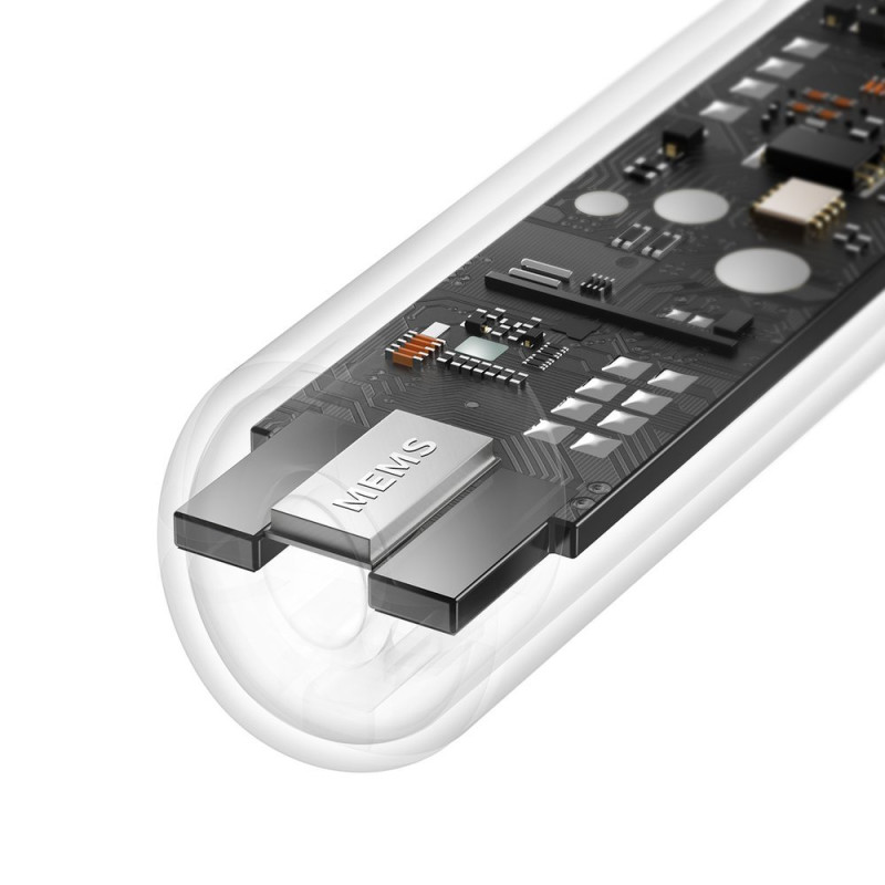 Belaidės Bluetooth 5.0 TWS į ausis įdedamos ausinės, atsparios vandeniui IPX5 E8 juodos spalvos