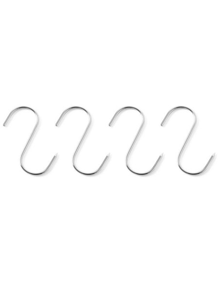Parduotuvės mėsos kabliukai 4 vnt 130x5mm - Hendi 513552 Parduotuvės mėsos kabliukai 4 vnt 130x5mm - Hendi 513552