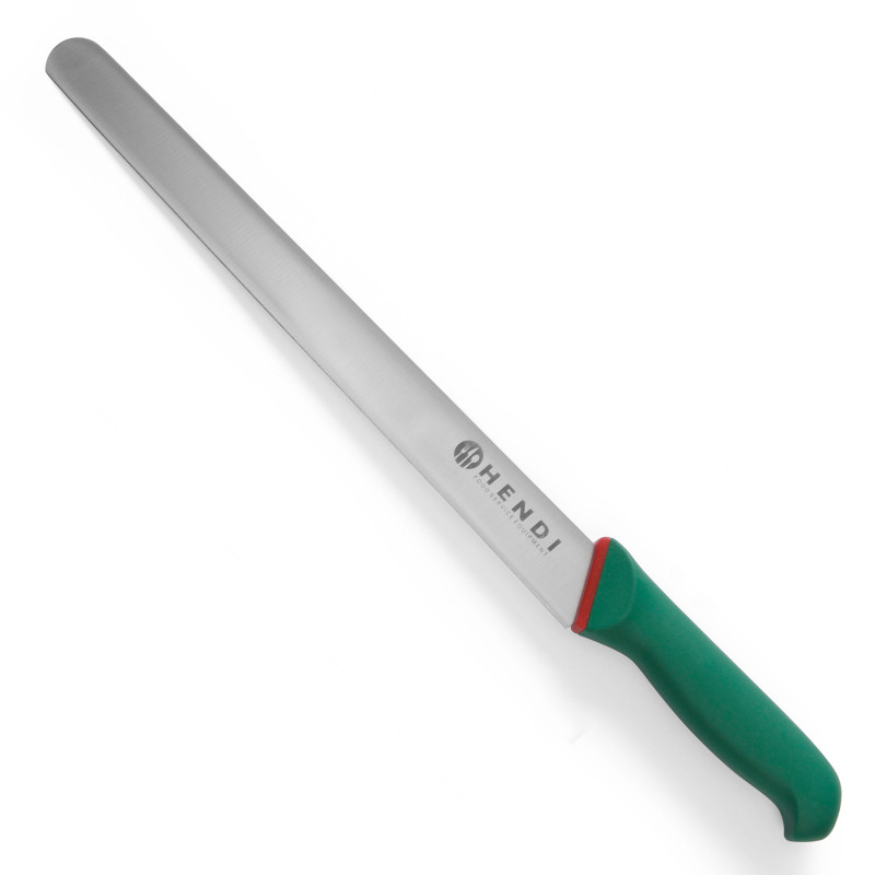 Green Line kumpio ir lašišos peilis, ilgis 415 mm - Hendi 843918 Green Line kumpio ir lašišos peilis, ilgis 415 mm - Hendi 843918