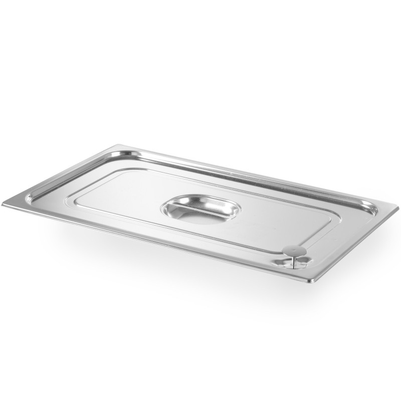 Dangtis GN konteineriui Profi Line su silikonine tarpine GN1/4 265x162mm nerūdijantis plienas - Hendi 802649