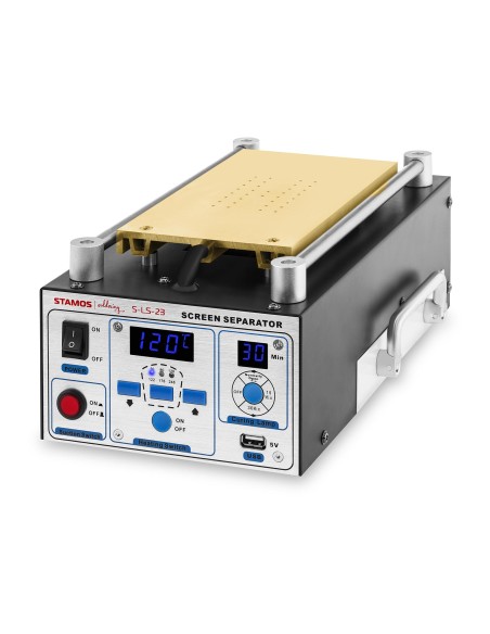 Šildytuvo aptarnavimo separatorius, skirtas remontuoti iki 8 colių LCD ekranus Stamos Soldering S-LS-23 Šildytuvo aptarnavimo separatorius, skirtas remontuoti iki 8 colių LCD ekranus Stamos Soldering S-LS-23