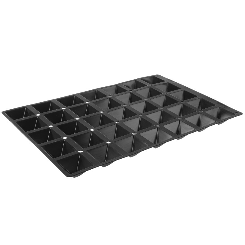 Nelipnios silikoninės formos kepimui PYRAMIDE 600x400mm Hendi 676264
