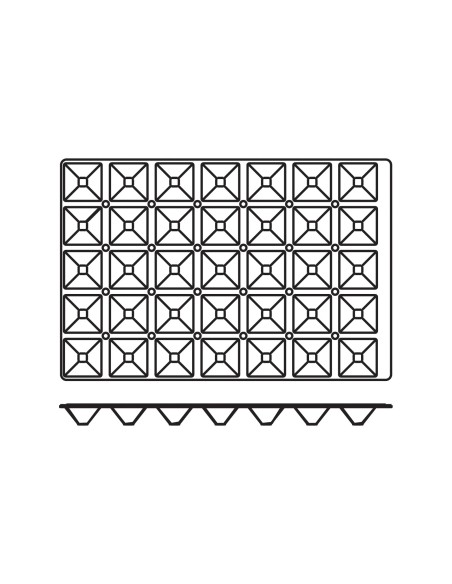 Nelipnios silikoninės formos kepimui PYRAMIDE 600x400mm Hendi 676264 Nelipnios silikoninės formos kepimui PYRAMIDE 600x400mm Hendi 676264
